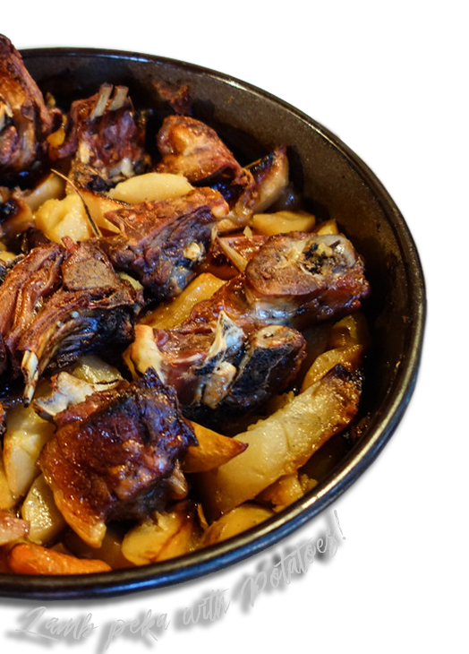 Peka cooking, Pelješac